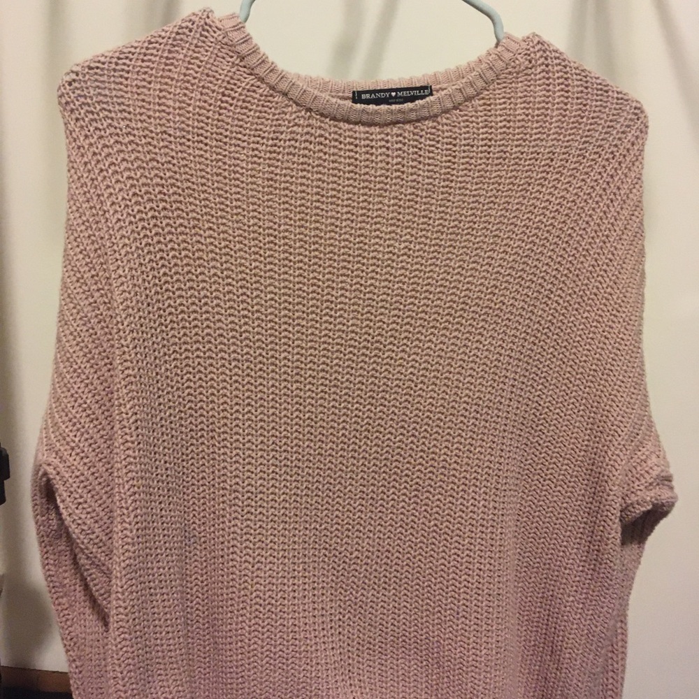 Brandy Melville Pink Sweater